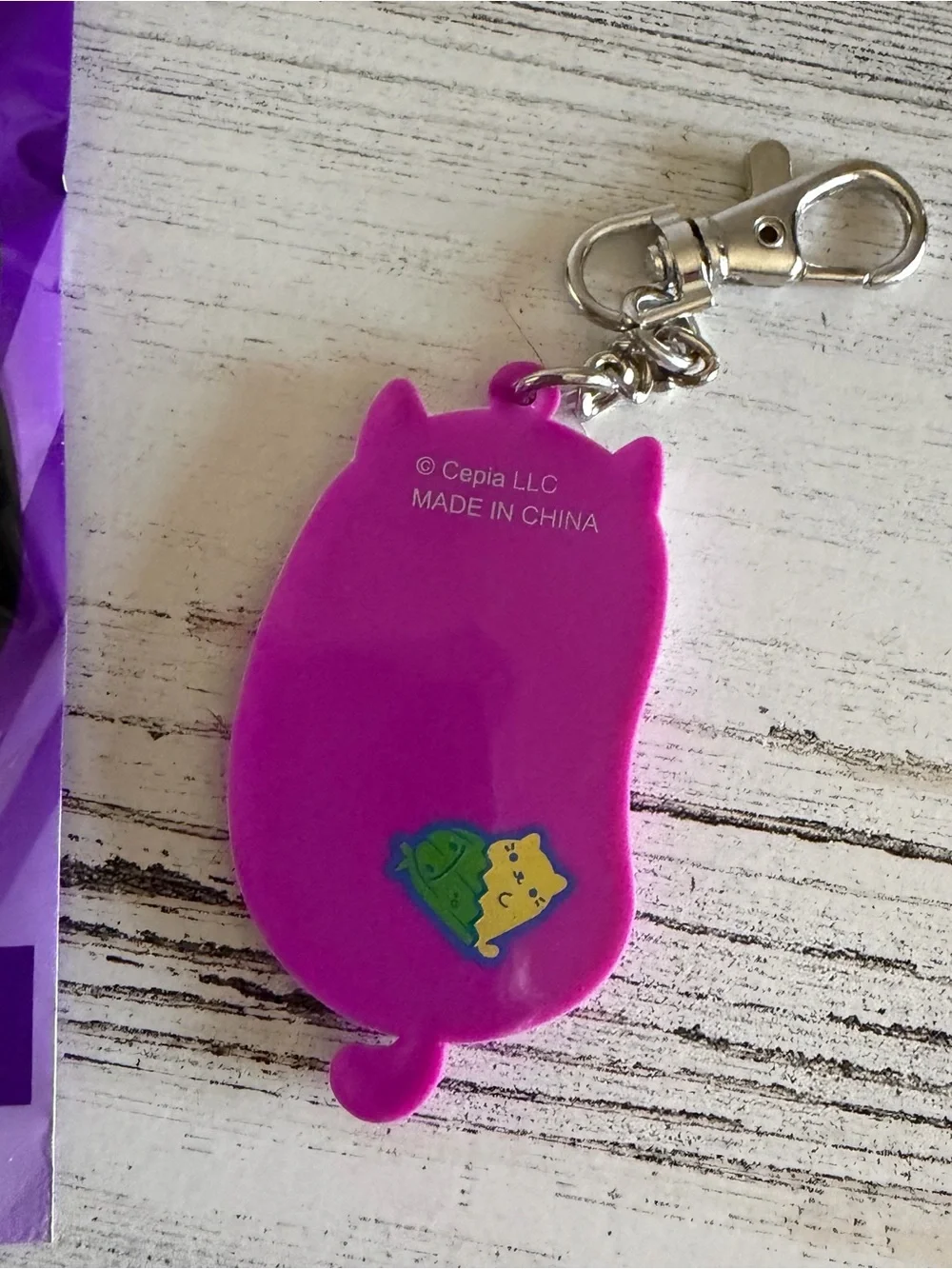 Cats vs Pickles Boba Keychain NEW